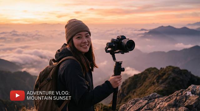 玩物社区旅行视频记录山间日出